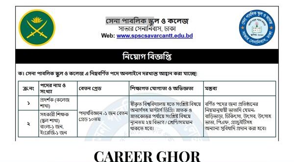 সেনা পাবলিক স্কুল ও কলেজ, সাভার সেনানিবাস